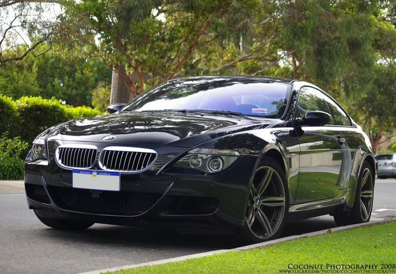 BMW M6 Czarne