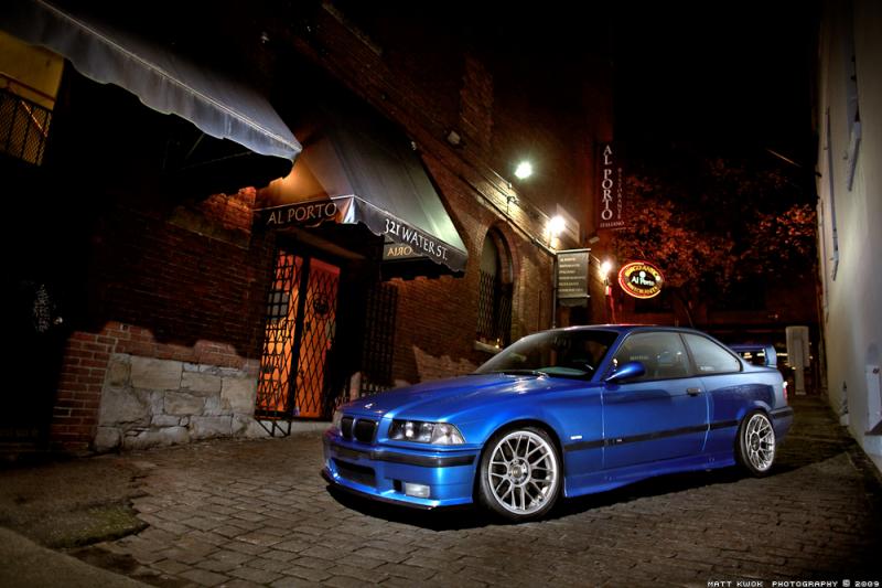 BMW M3 E36 Niebieskie